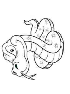 Reptile Snake coloring page