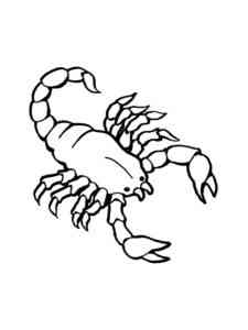 Giant Hairy Scorpion coloring page