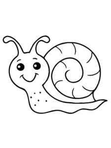 Baby Snail coloring page