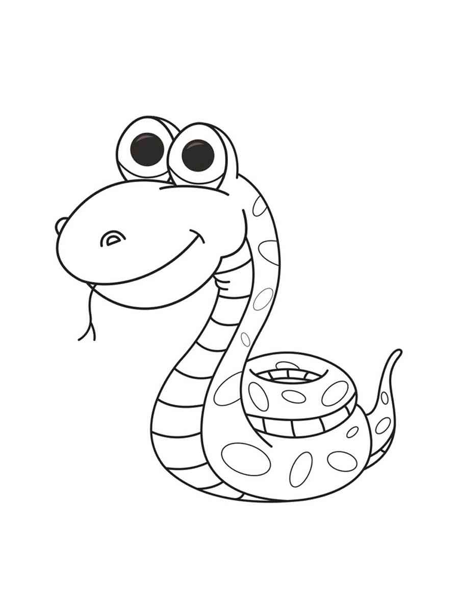 Little Snake coloring page