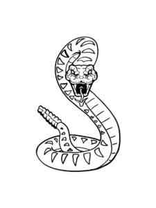 Dangerous Snake coloring page
