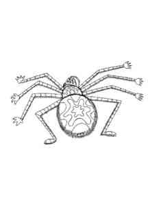 Cartoon Spider coloring page
