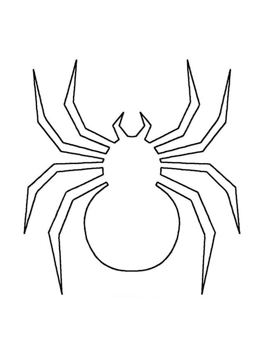 Spider Outline coloring page