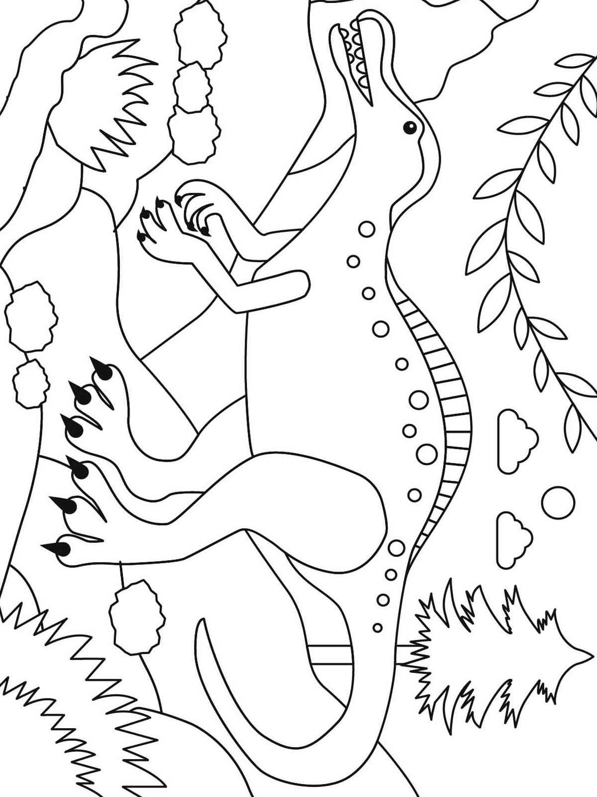 Suchomimus coloring page