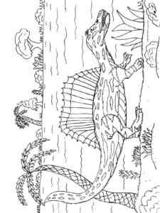 Dino Spinosaurus coloring page