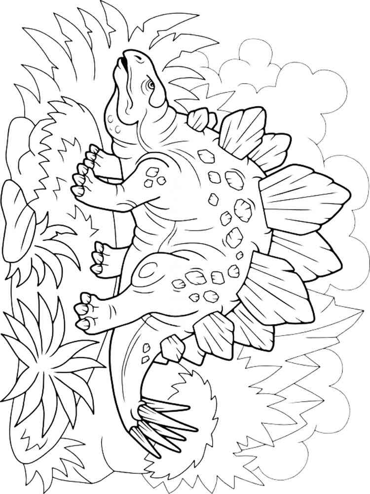 Gigantspinosaurus coloring page