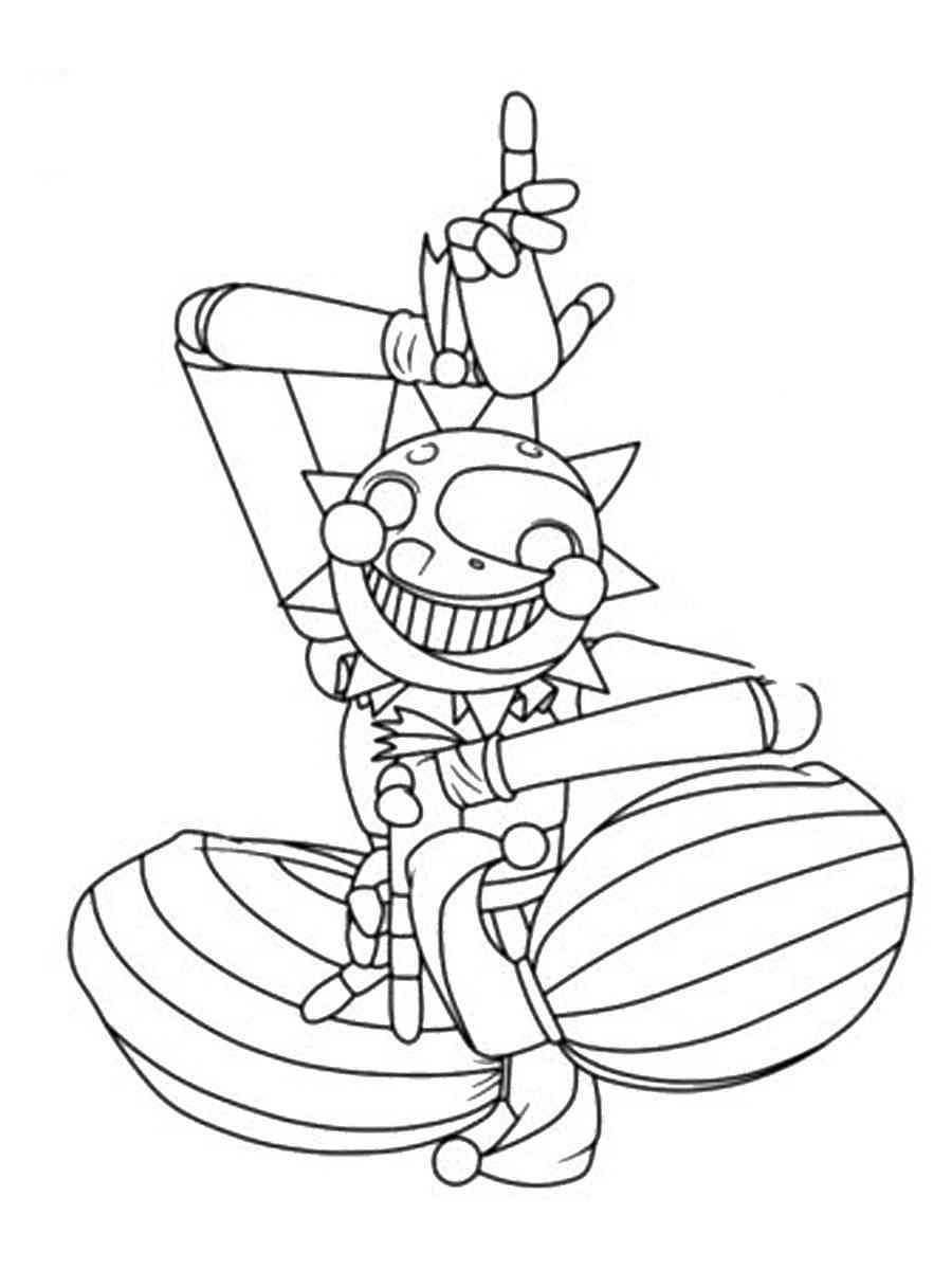 Happy Sundrop coloring page