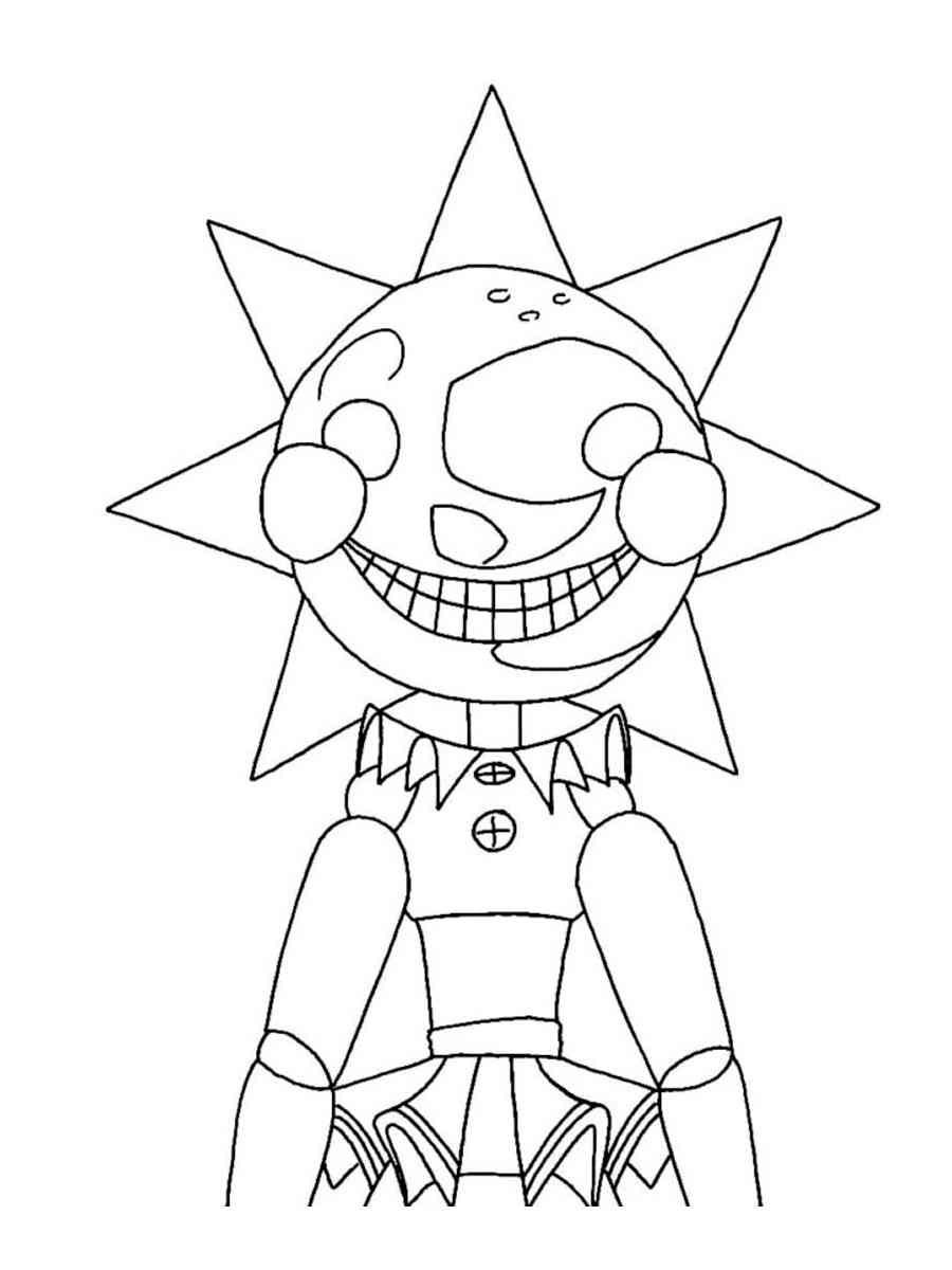 Lovely Sundrop coloring page