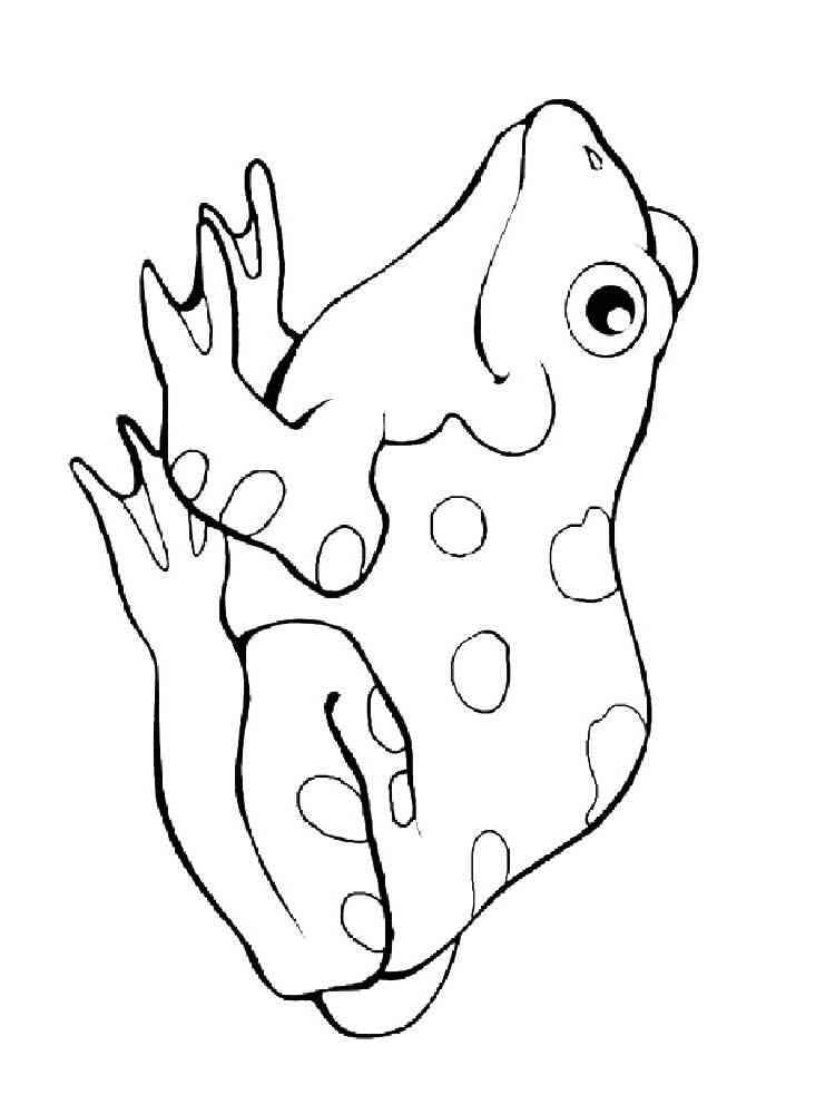 Simple Toad coloring page
