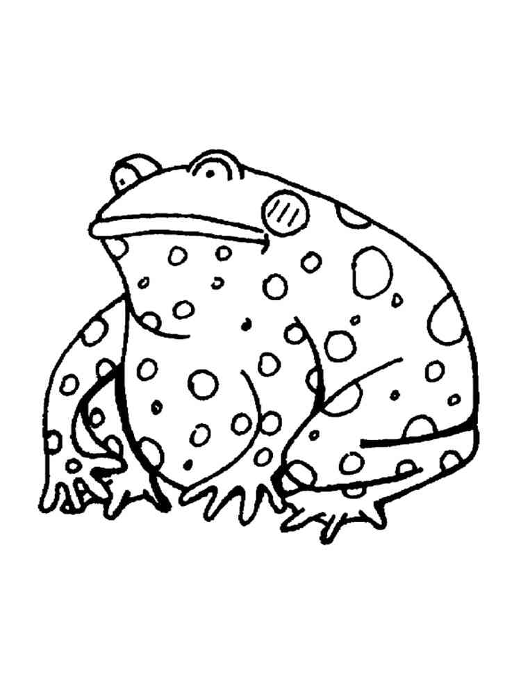 Huge Toad coloring page