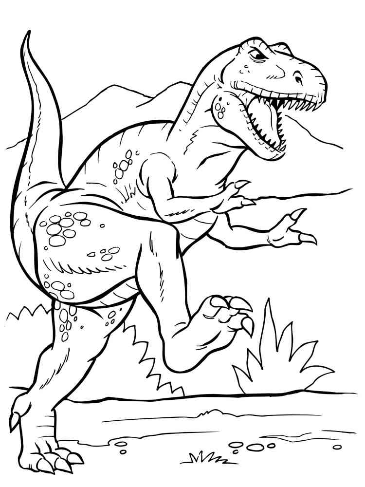Gorgosaurus coloring page