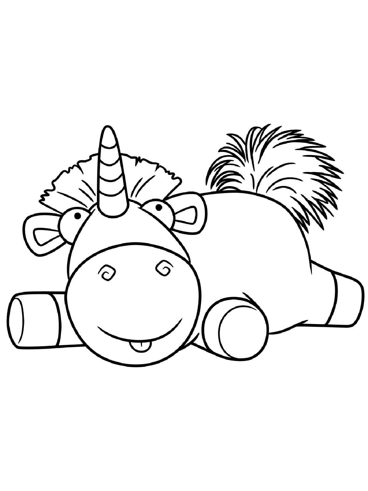 Unicorn Toy coloring page