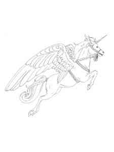 Alicorn coloring page