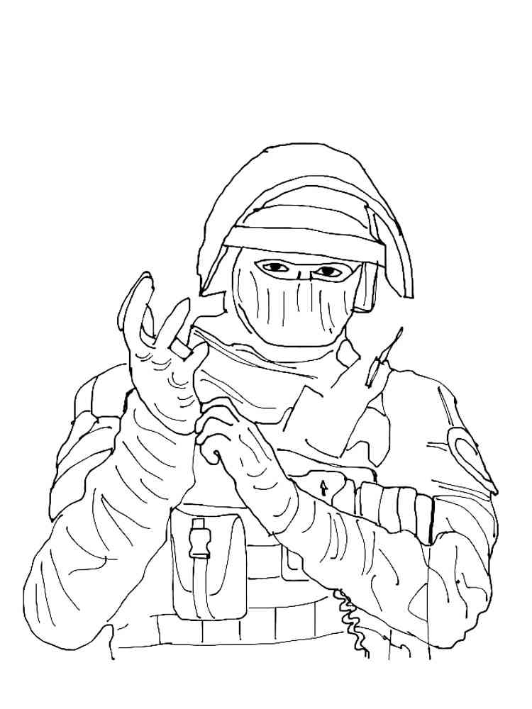 Doc Rainbow Six Siege coloring page