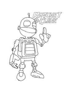 Clank coloring page
