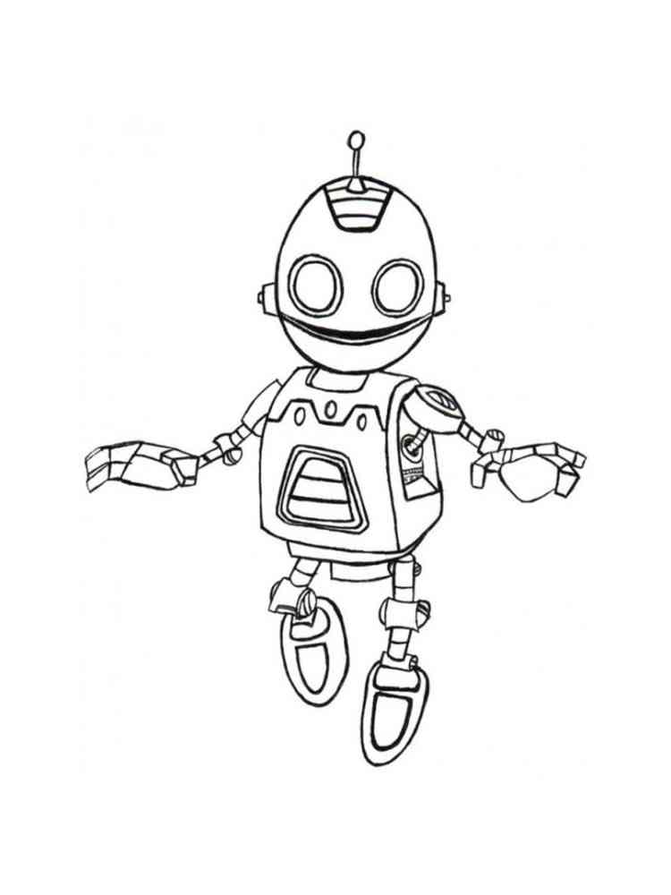 Funny Clank coloring page