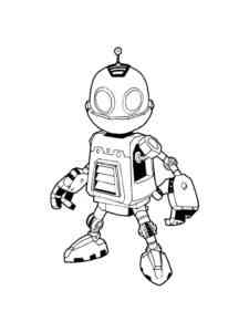Easy Clank coloring page