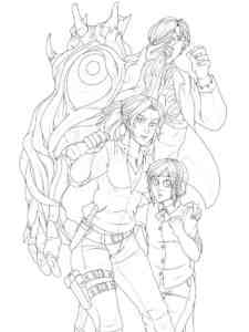 Resident Evil Zero coloring page