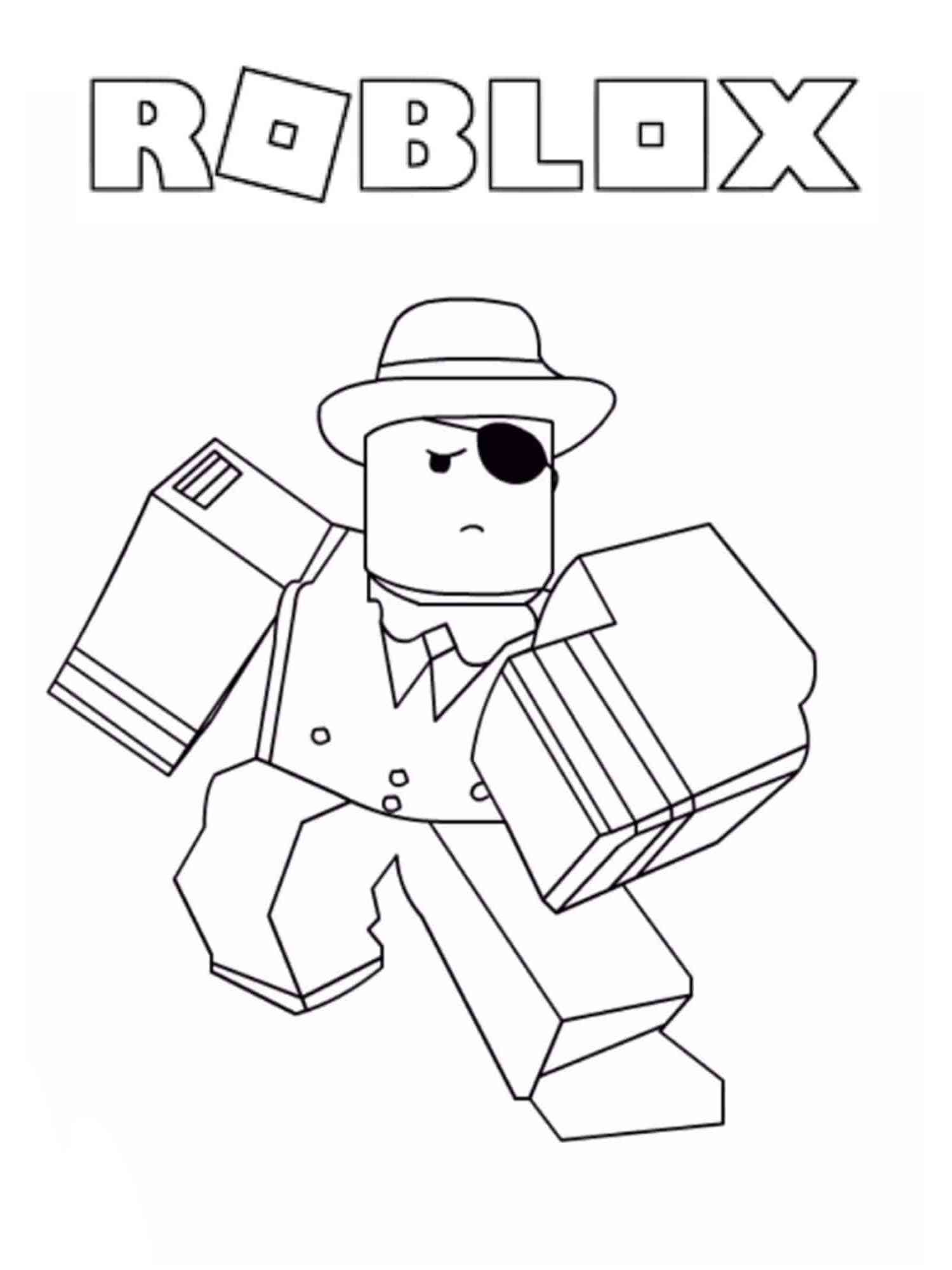 Roblox Skin coloring page