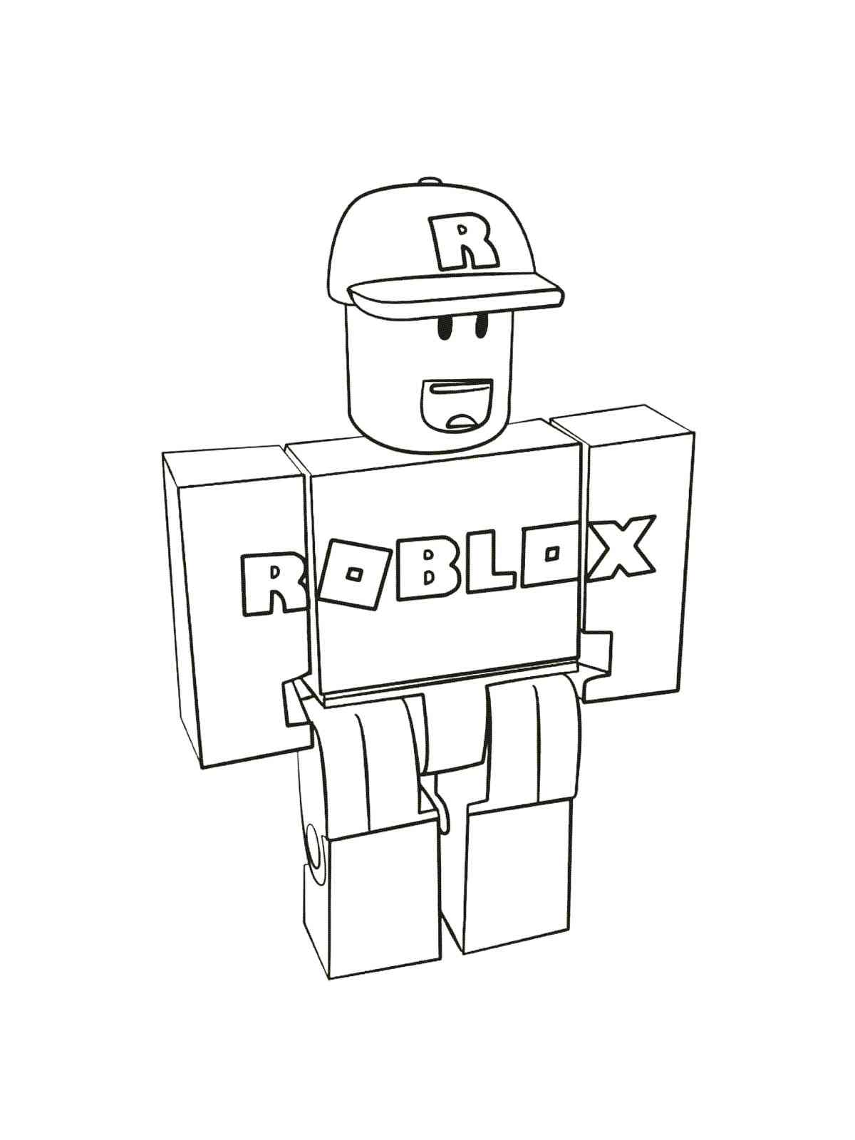 Guest Roblox coloring page