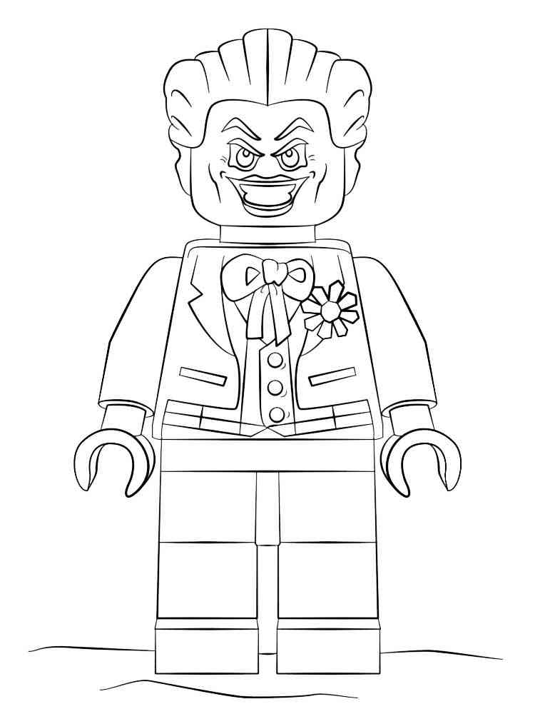 Joker Roblox coloring page