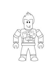 Denis Daily Roblox coloring page