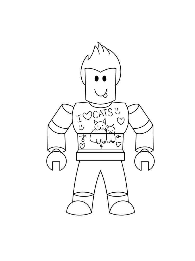 Denis Daily Roblox coloring page