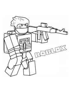 Roblox Avatar coloring page