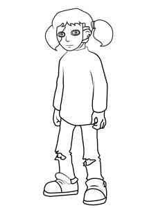 Sally Face coloring pages