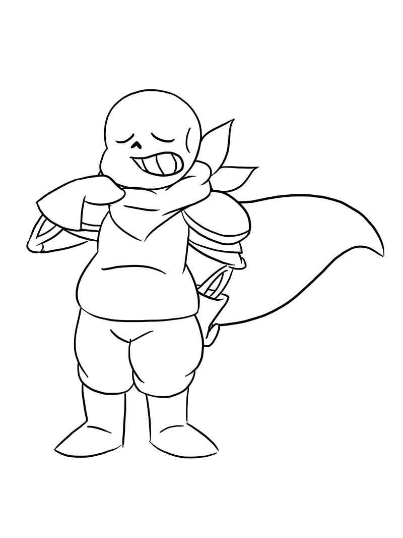 Lovely Sans coloring page