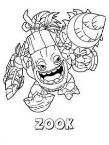Zook from Skylanders Giants coloring page
