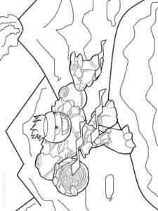 Hot Head from Skylanders Giants coloring page