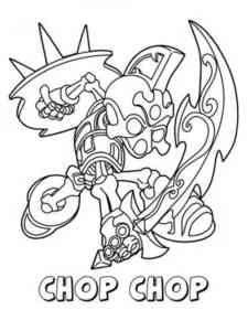 Chop Chop from Skylanders Giants coloring page