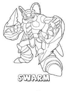 Swarm from Skylanders Giants coloring page