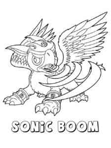 Sonic Boom from Skylanders Giants coloring page