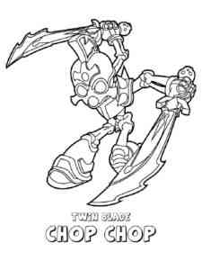 Twin Blade Chop Chop from Skylanders Giants coloring page