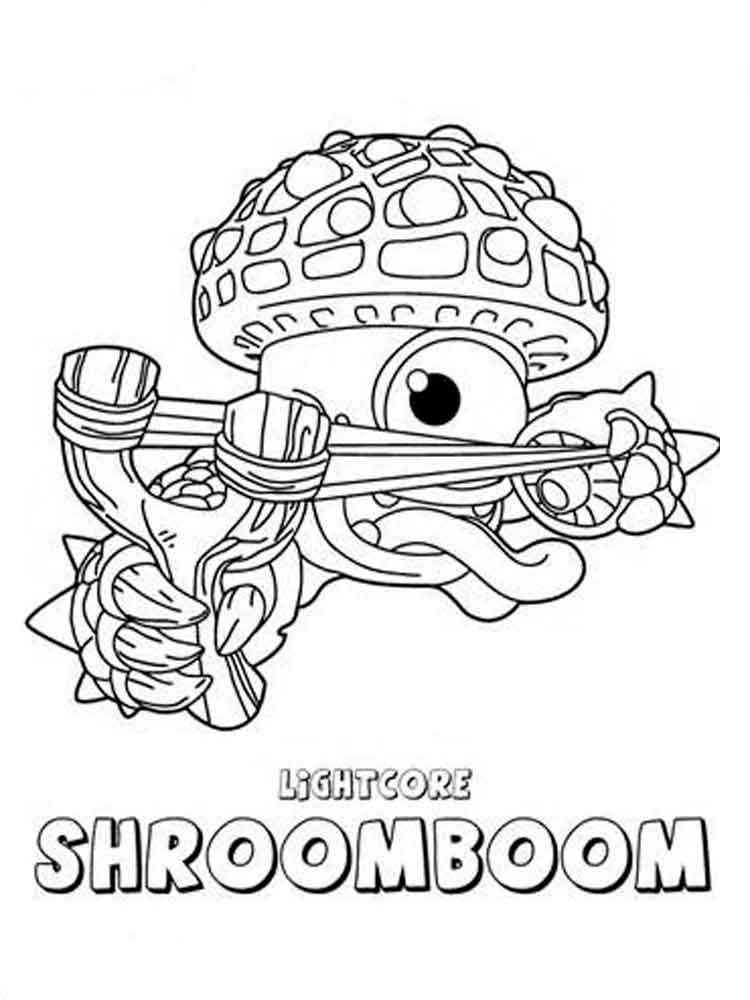 Shroomboom from Skylanders Giants coloring page