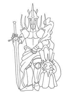 Jyggalag from Skyrim coloring page