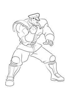 M. Bison coloring page