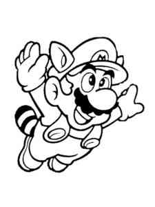 Awresome Mario coloring page