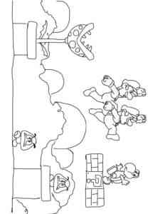 Mario Brothers Game coloring page