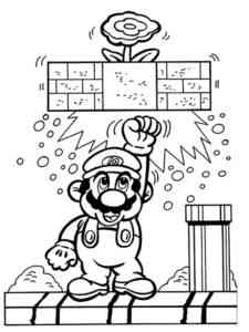 Mario Game coloring page