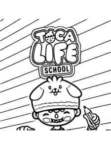 Toca Boca Life: School coloring page