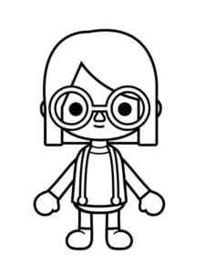 Toca Life: After School coloring page