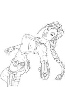 Tomb Raider Art coloring page