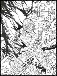 Tomb Raider Movie coloring page