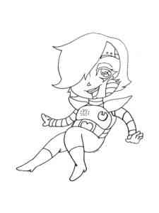 Cute Chara Undertale coloring page