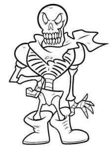 Angry Papyrus Undertale coloring page