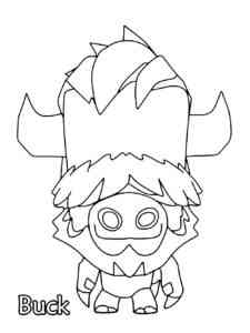 Buck from Zooba coloring page