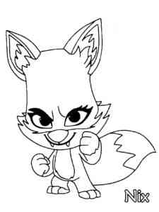 Nix from Zooba coloring page